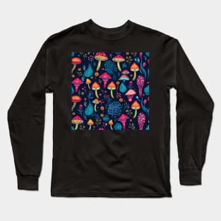 Rainbow mushrooms Long Sleeve T-Shirt